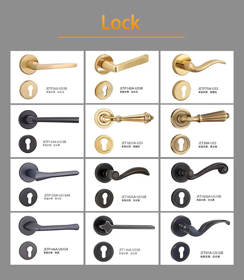 Steel door and window hardware finishes
